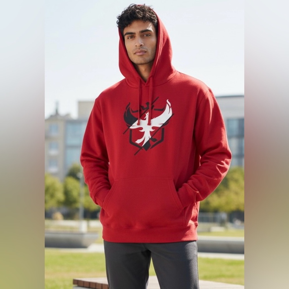 Atlanta Reign Fanatics Hoodie sweater Overwatch Men's Red Long sleeve size 3XL